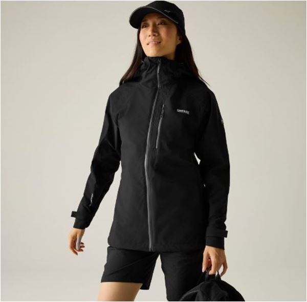 Picture of WOMENS BIRCHDALE II WATERPROOF JACKET BLACK SEAL GREY